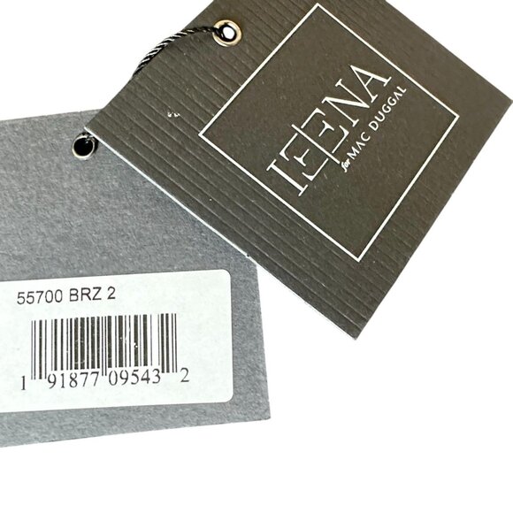 Ieena for Mac Duggal Bronze Sequin Ruched High Slit Gown Size 2 NWT Style# 55700 - Picture 8 of 14